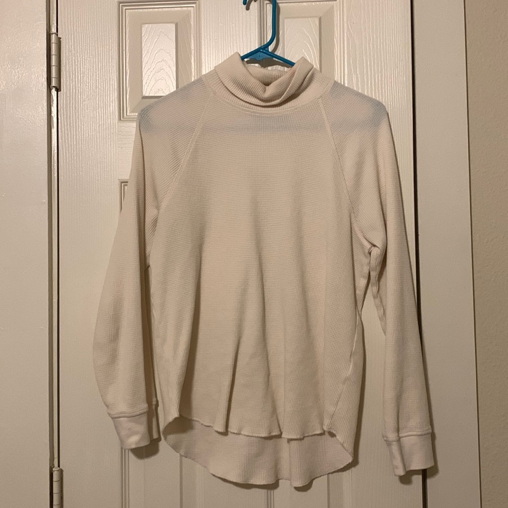 Everlane Waffle Knit Turtleneck